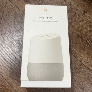 Google Home voice activated Smart Speaker - White and Gray